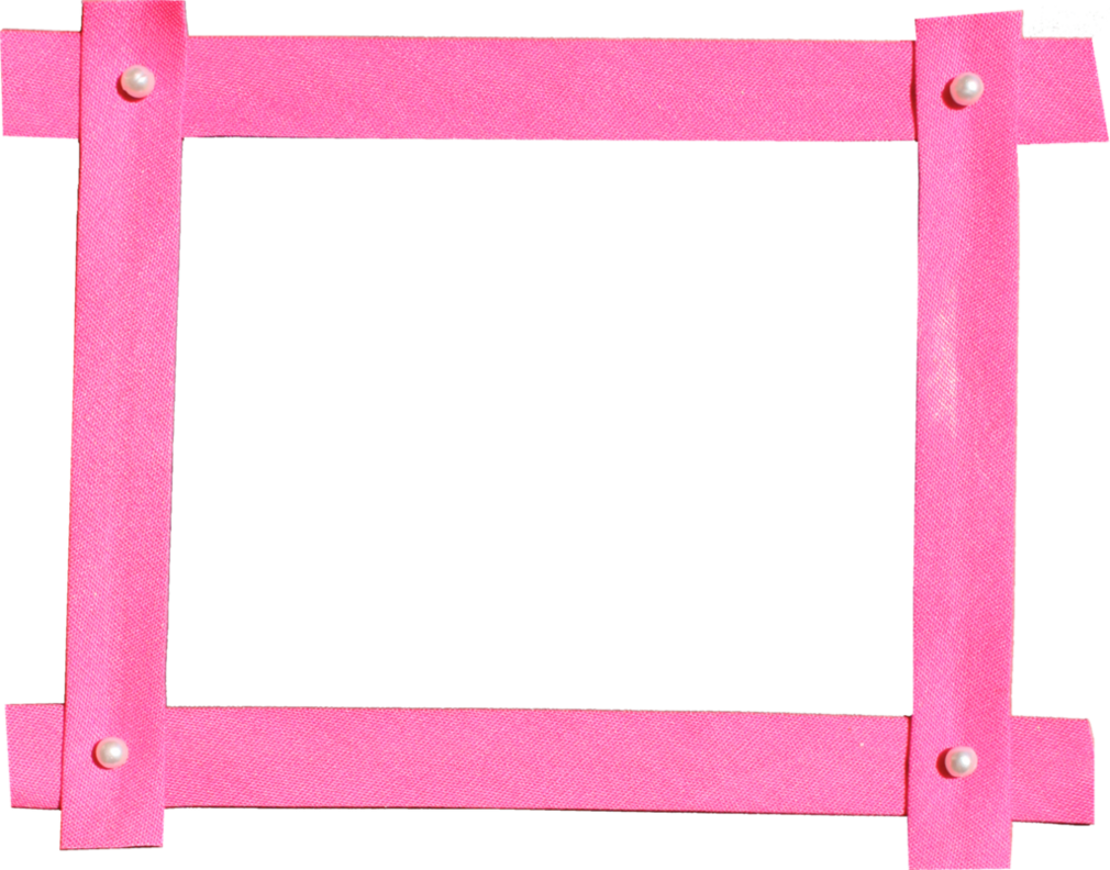 Fuchsia Border Frame Transparent Background