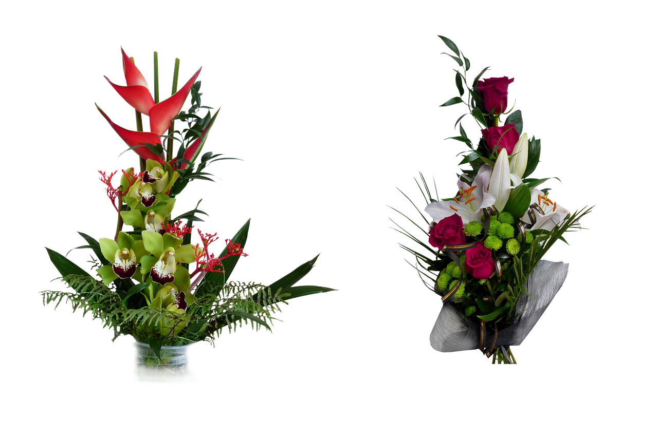Fleurs funéraires bouquet PNG Clipart