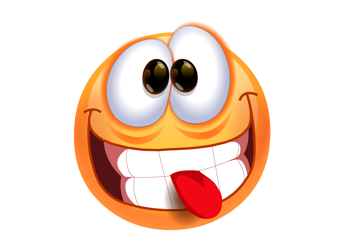 Funny Tongue Emoji PNG Image