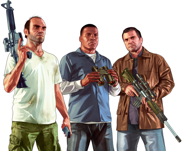 Personnages GTA PAGE PNG