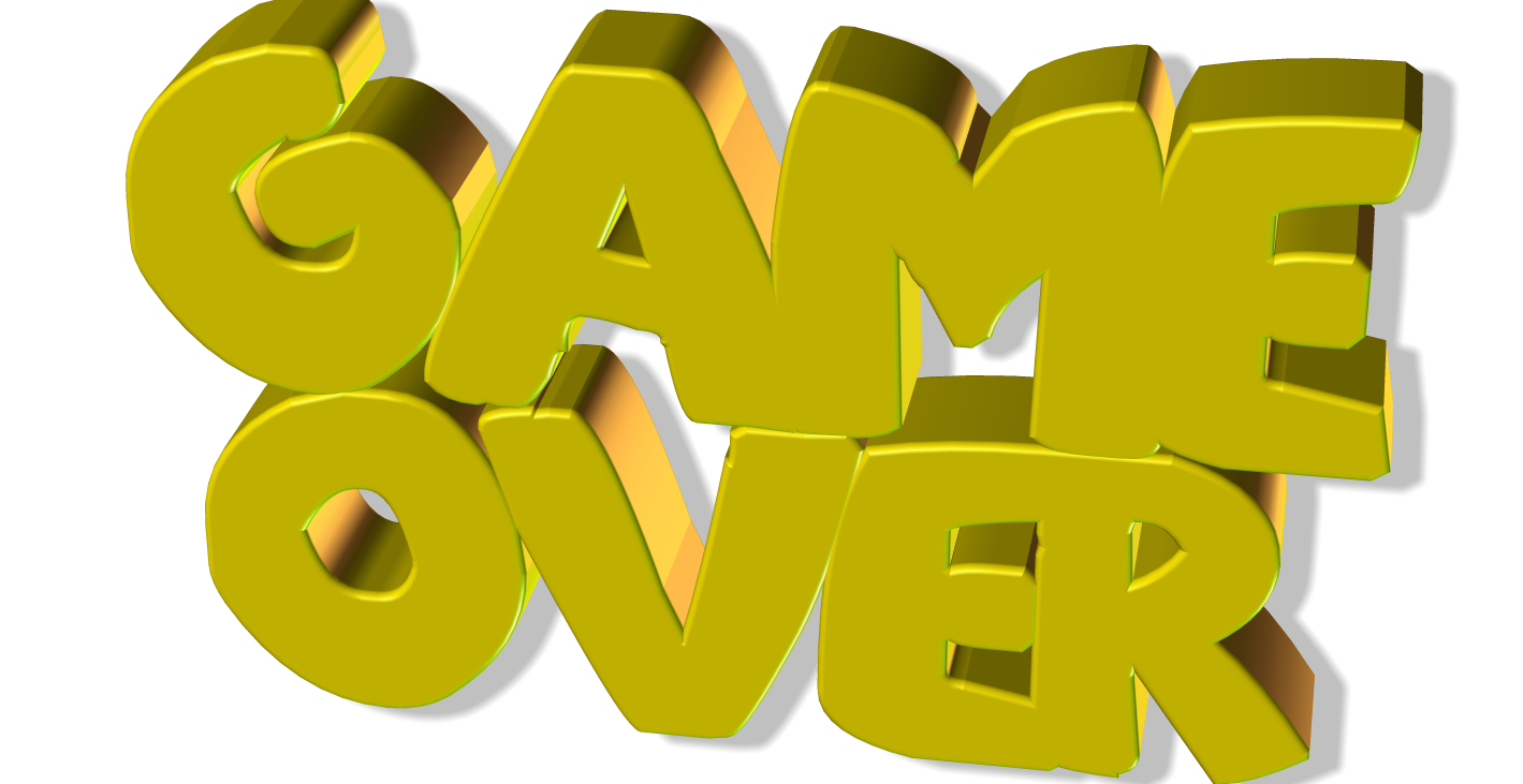 Game Over Icon PNG Clipart