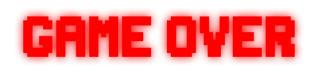 Game Over Logo PNG Transparent Image