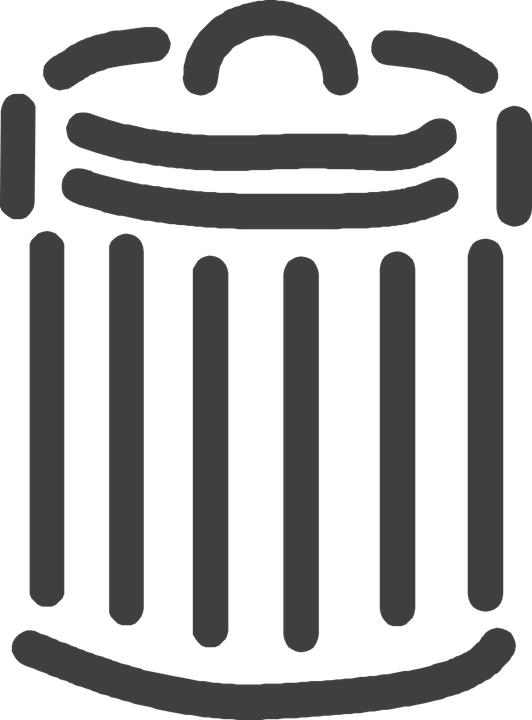 Garbage Can Vector PNG Transparent Image