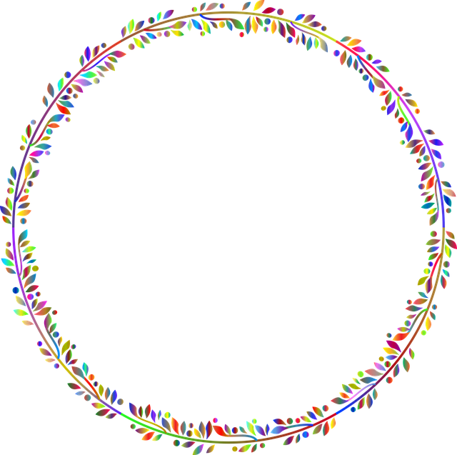 Garland Cadre Vector Cercle PNG HD