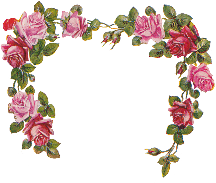 Garland Round Floral PNG Pic