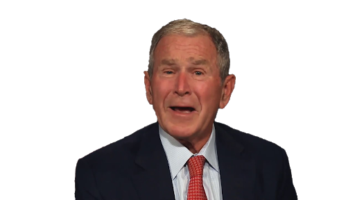 El presidente de George Bush, PNG transparente