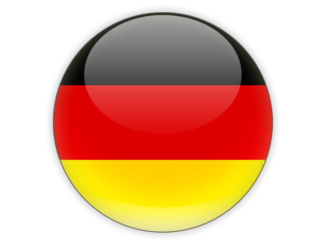 Германия Флаг круг PNG Image