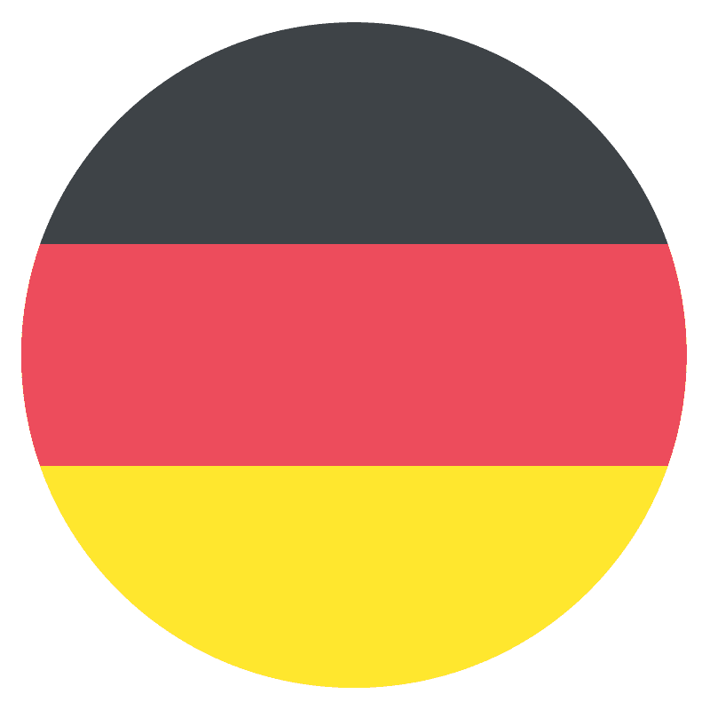 วงกลมธงเยอรมนี PNG โปร่งใส