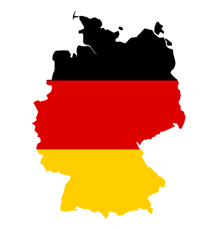 Germany Flag Map PNG Photos