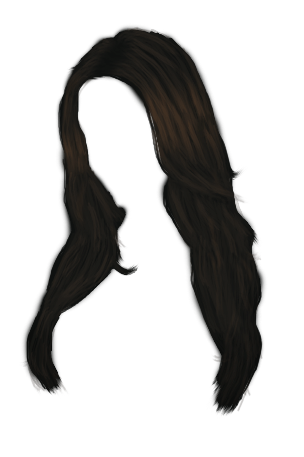 Girl Hair Extension PNG Image