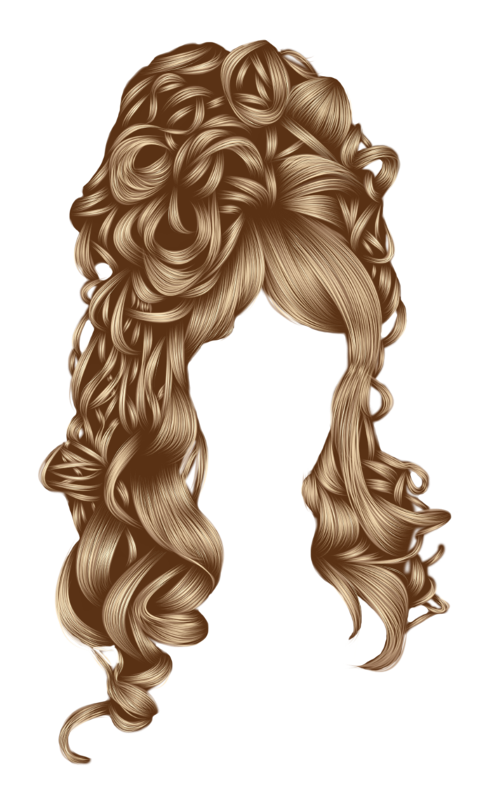 Girl Hairstyle Extension PNG Image