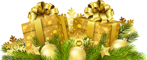 Gold Gift PNG Pic
