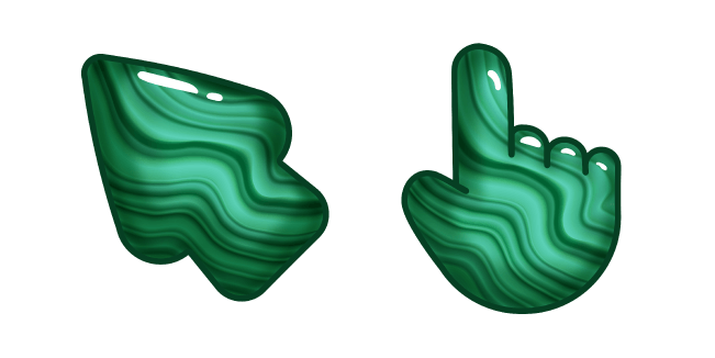 Pic PNG de malaquita verde