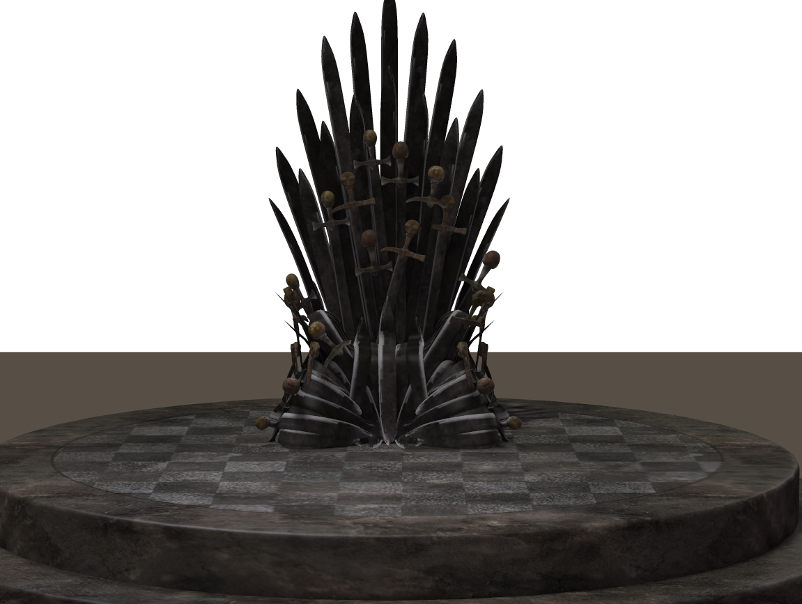 Iron Throne Chair PNG File