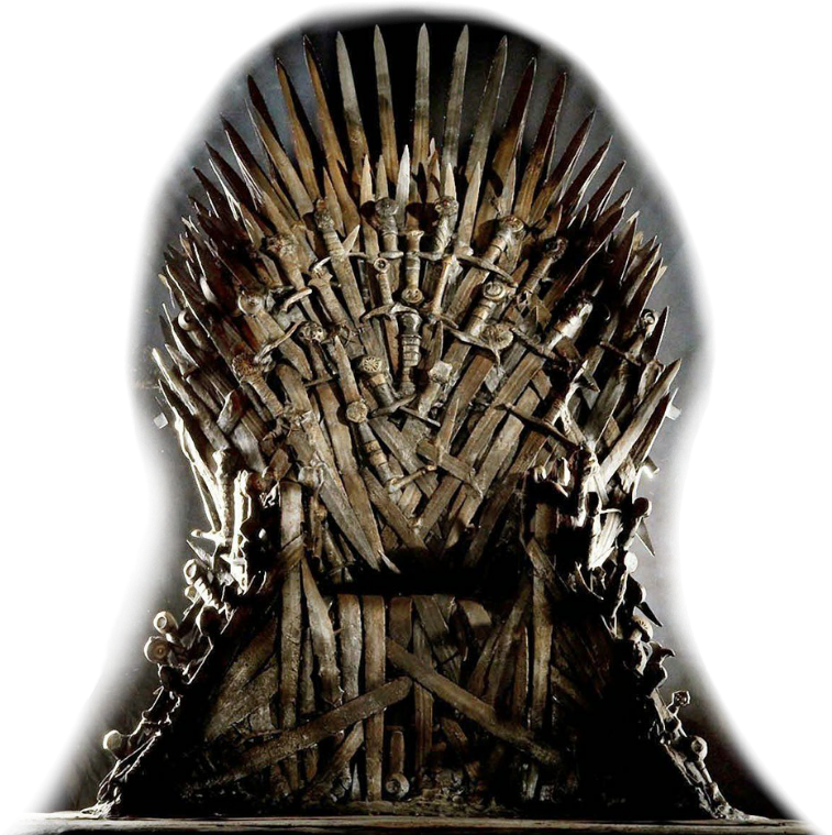 كرسي العرش الحديد PNG صورة شفافة