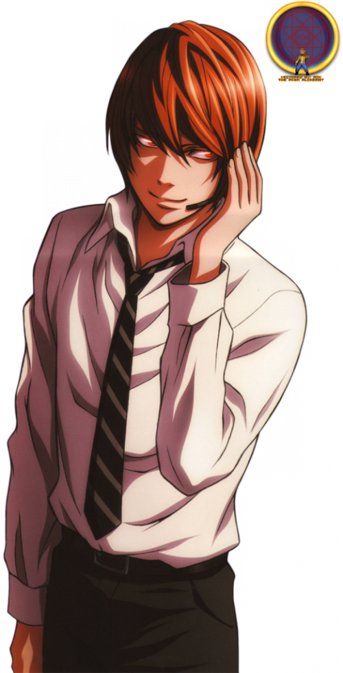 Light Yagami Death Note PNG Файл