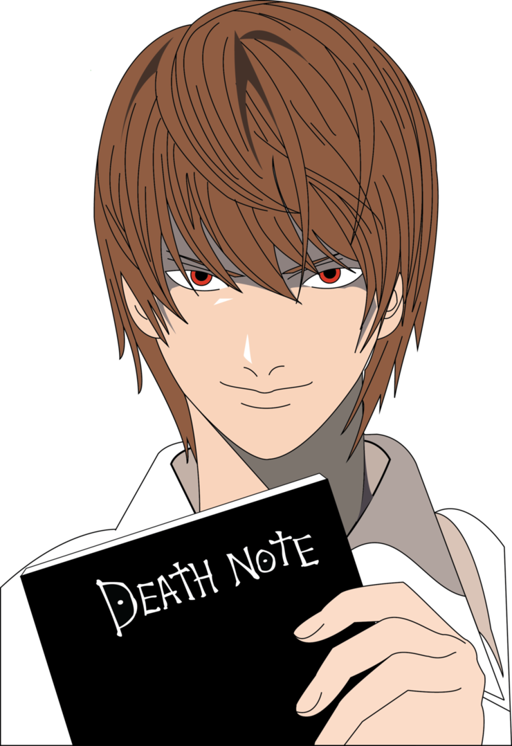 Светлая Yagami Death Note PNG скачать бесплатно