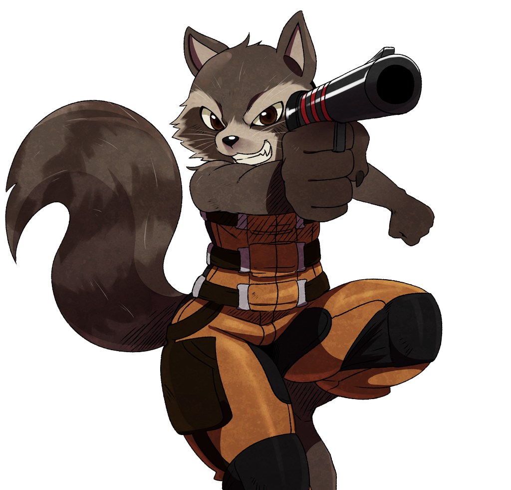 Marvel Rocket Raccoon PNG File