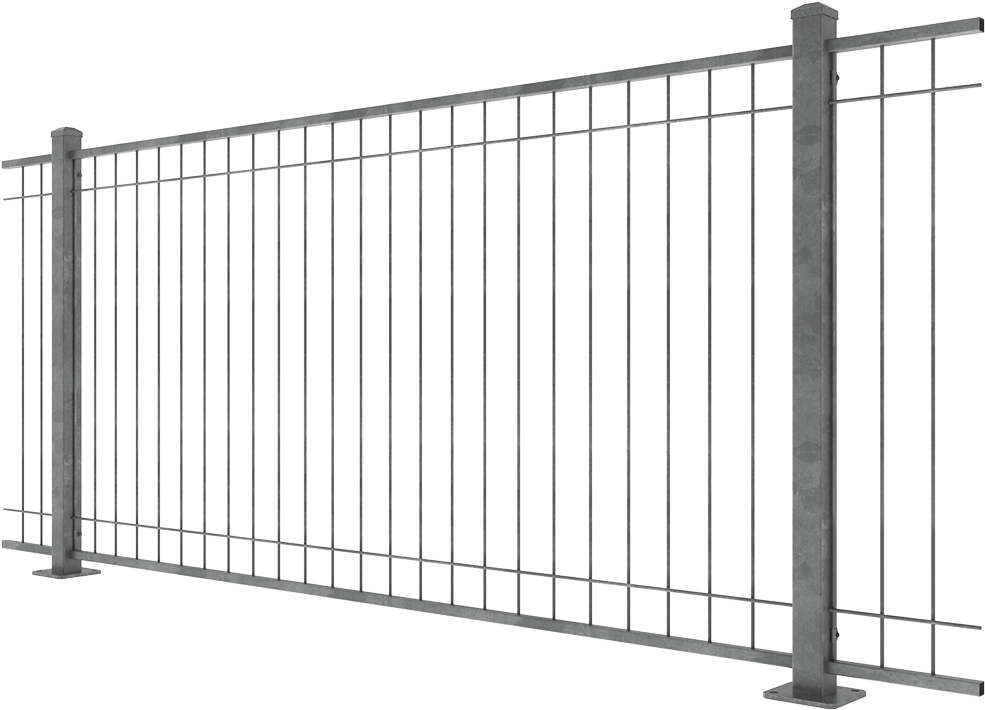 Metal steel gate PNG File