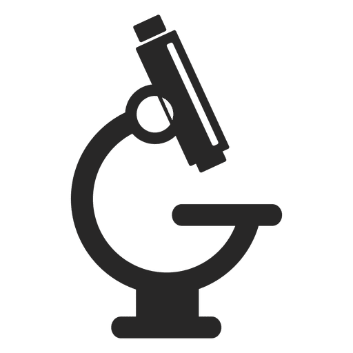 Microscope Silhouette PNG Image