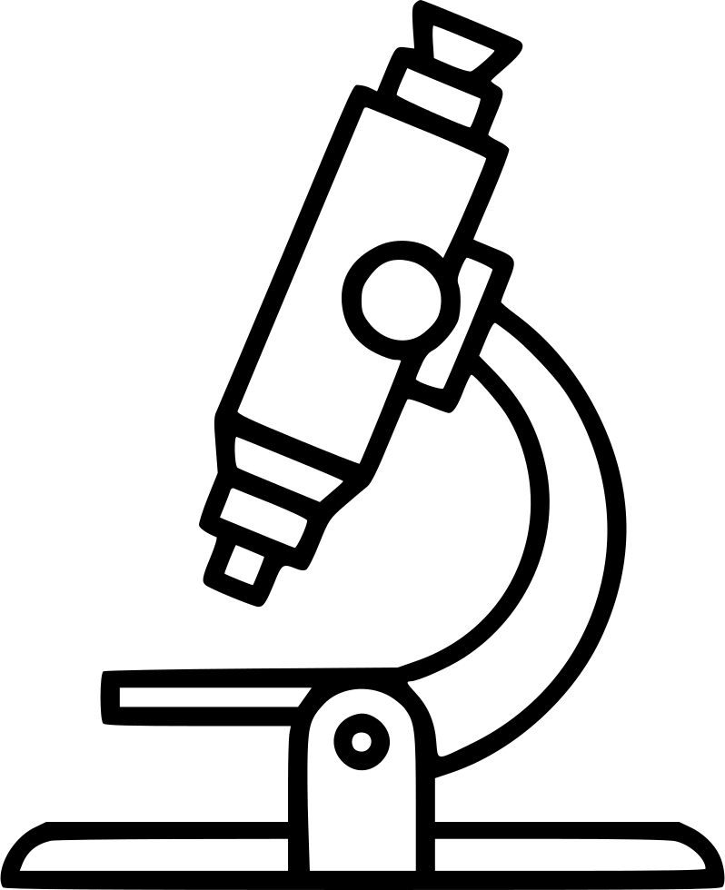 Microscope Silhouette Transparent PNG