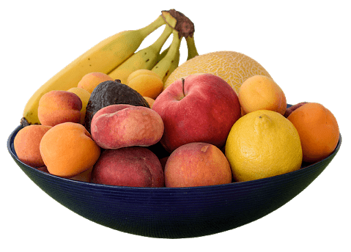 Mix Fruits Basket Transparent Background