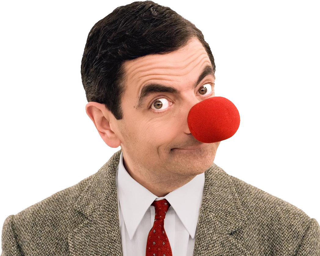 Mr Bean Funny Portrait PNG Transparent Image