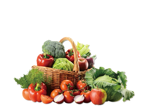 Frutas e legumes orgânicos PNG HD