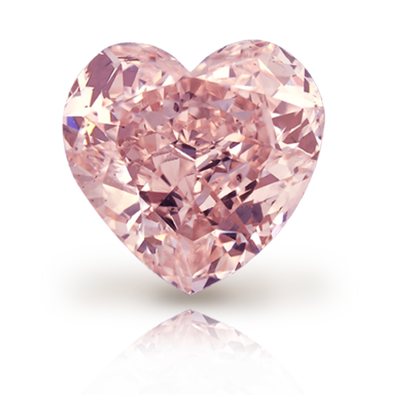 Roze hart edelsteen PNG Clipart