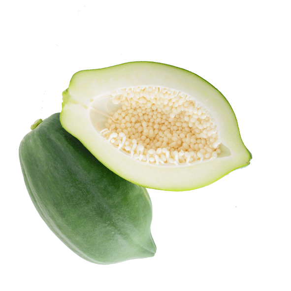 Raw Green Papaya PNG Image