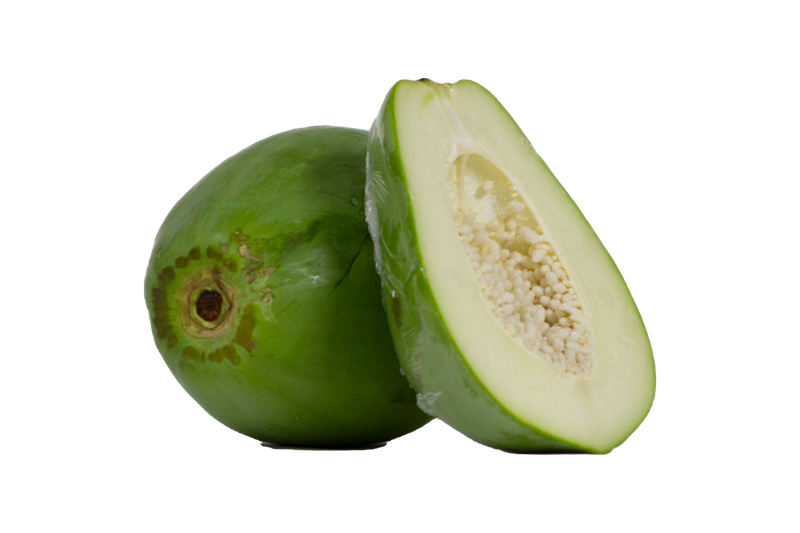 Raw Green Papaya PNG Photos