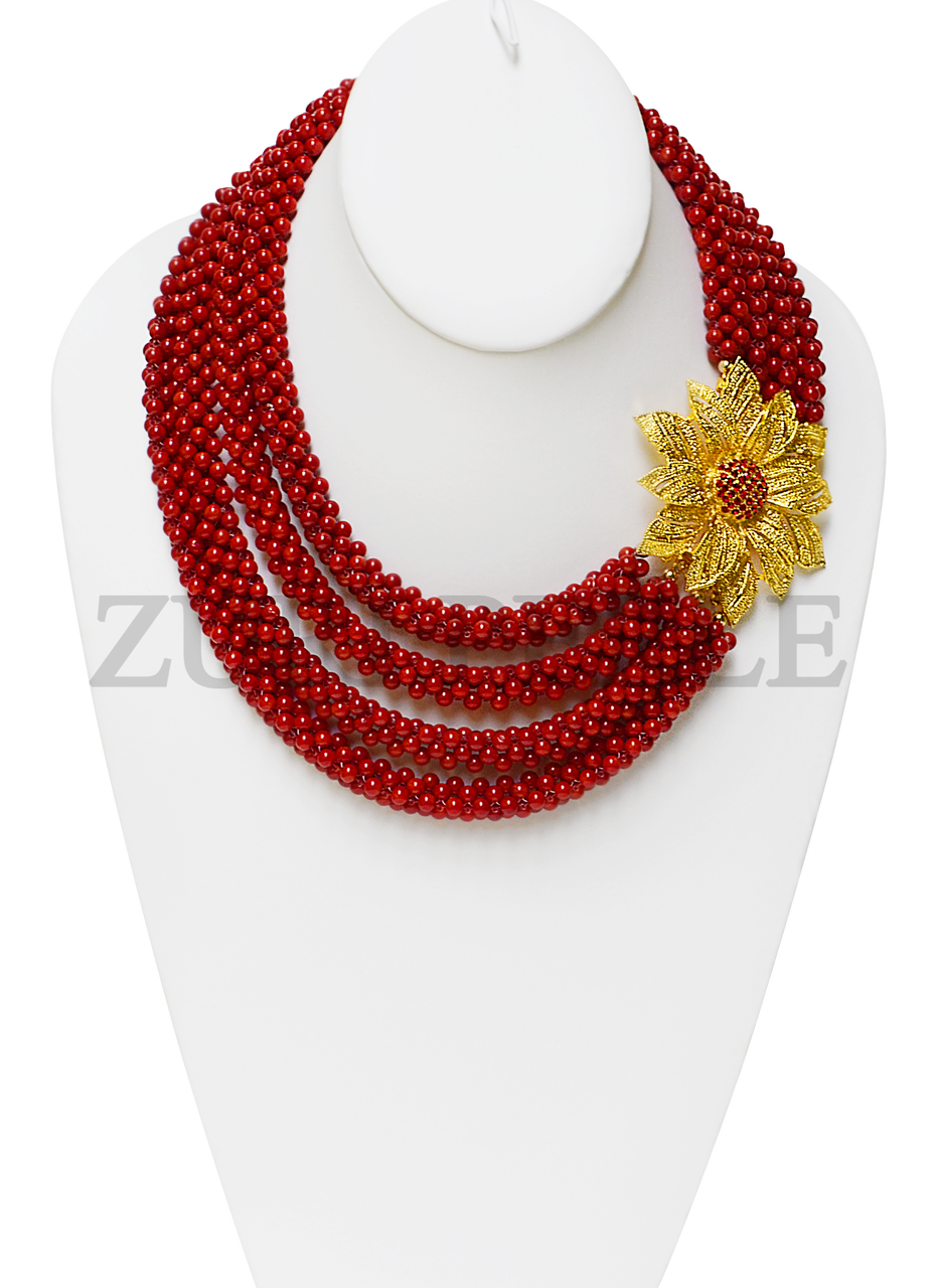 Foto PNG Perhiasan Karang Merah
