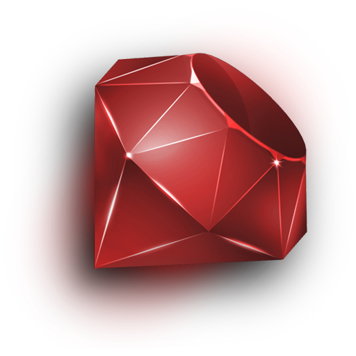 Red Ruby Gemstone PNG gratis Download