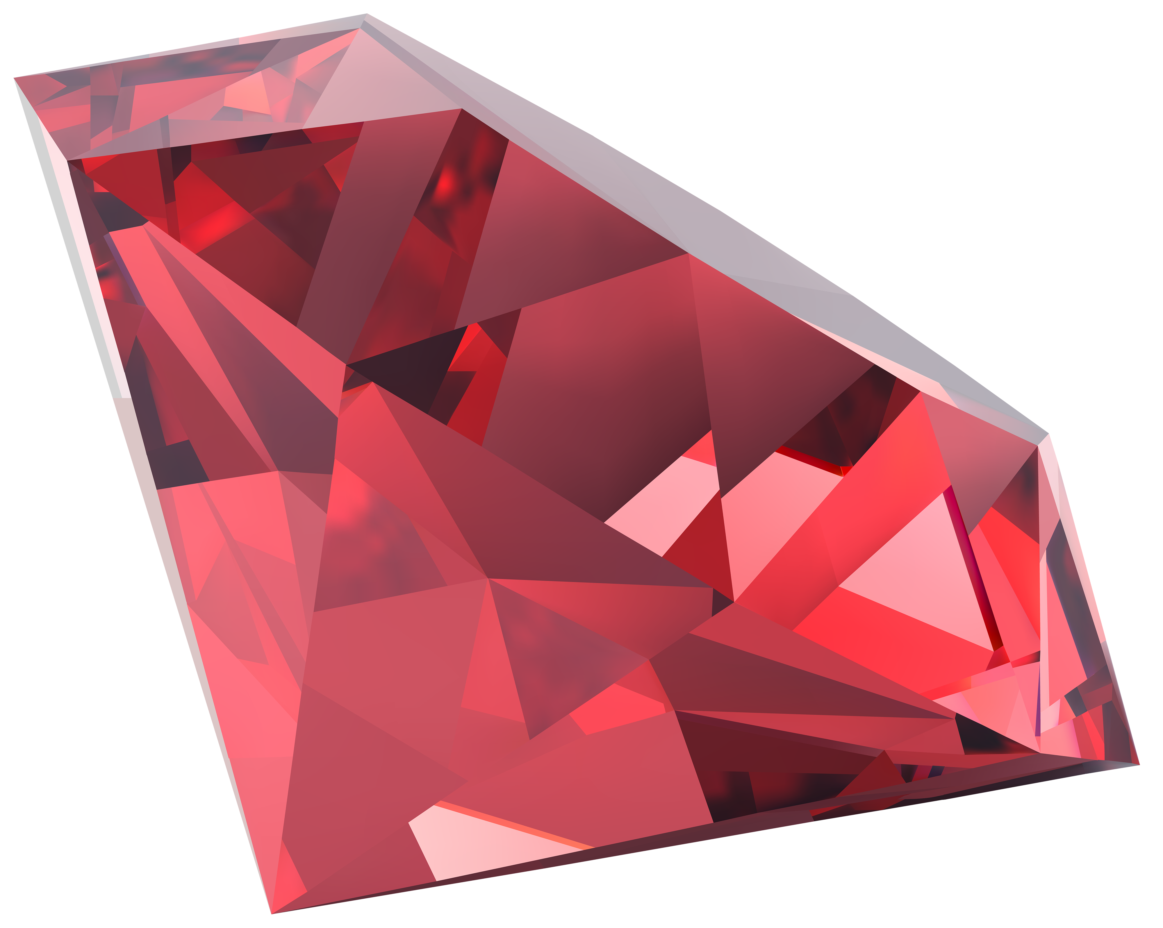 Red Ruby Edelsteen PNG Pic