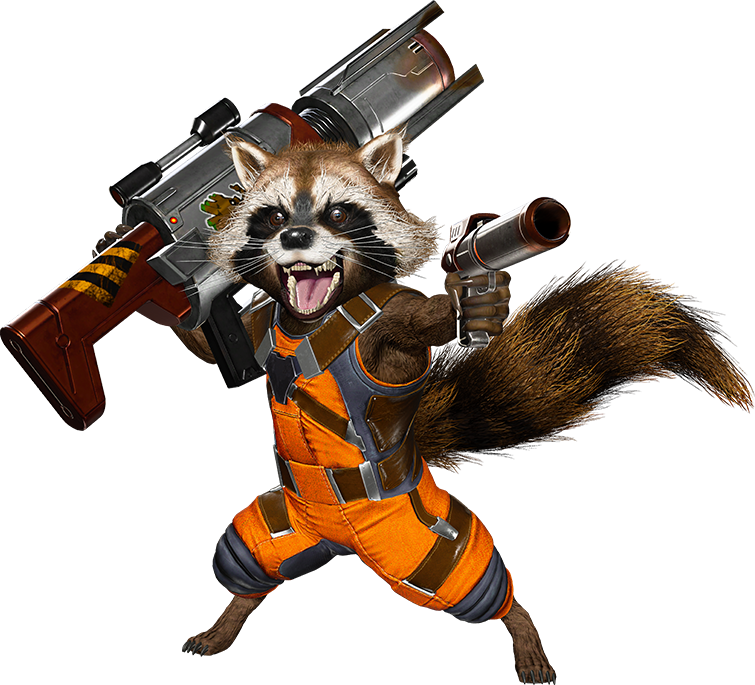 Rocket Raccoon Мультфильм PNG Фотографии