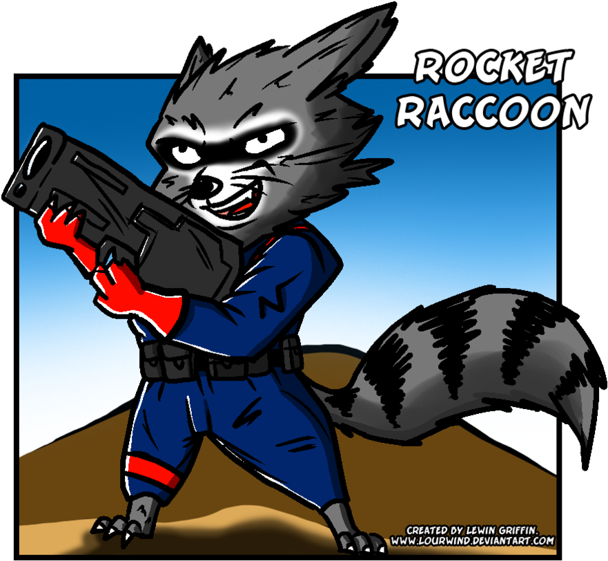 Arquivo de PNG rocket raccoon