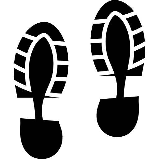 أقدام الأحذية صورة ظلية PNG صورة شفافة
