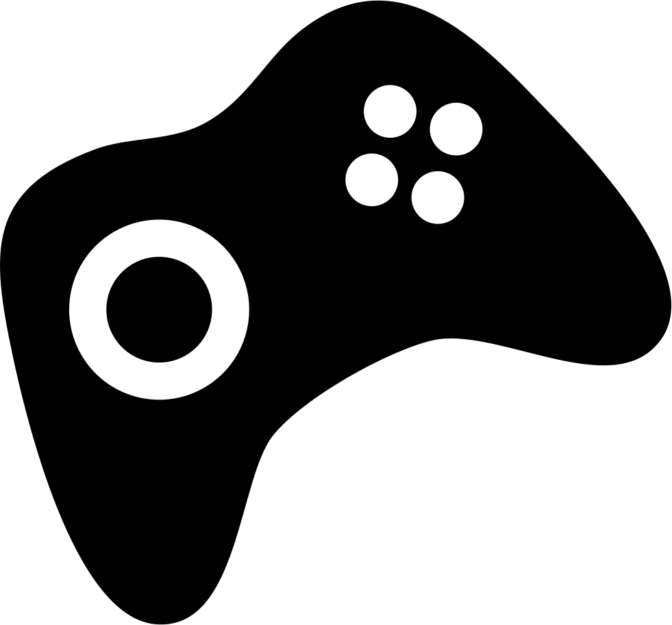 Silhouette Gamepad PNG Photos