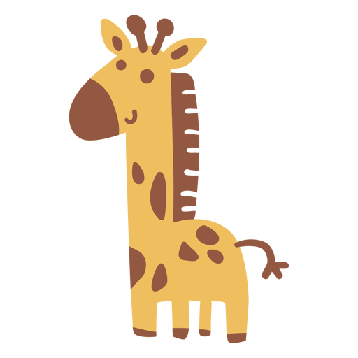 Маленький вектор жираф PNG PIC