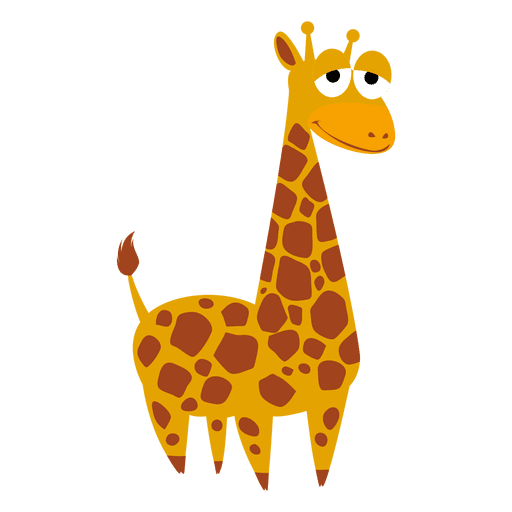 Small Vector Giraffe Transparent Background