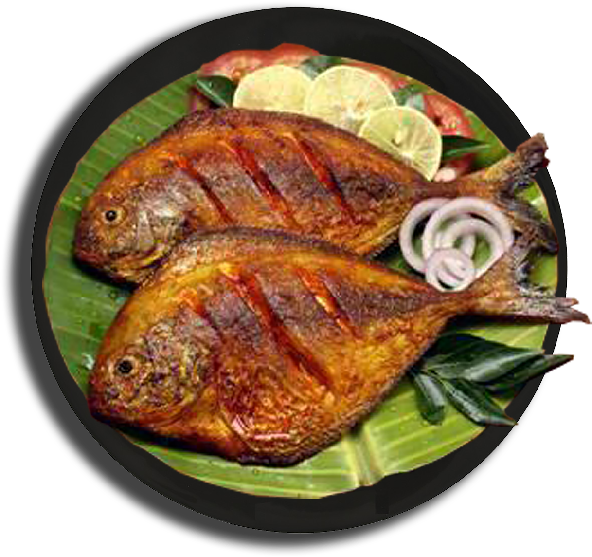 Spicy Fried Fish PNG Photos