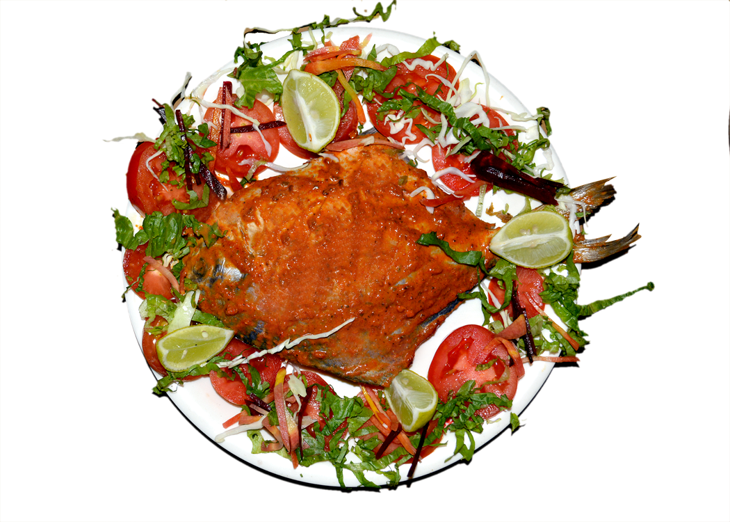 Spicy Fried Fish PNG Transparent Image