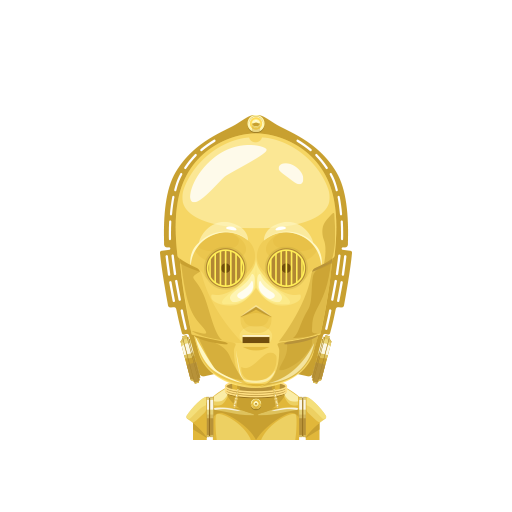 Star Wars C3PO PNG Gambar Transparan