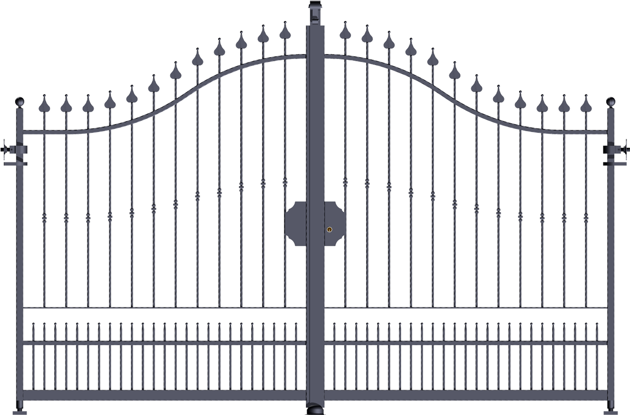 Immagine del cancello in acciaio PNG