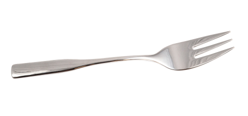 Steel silver fork PNG Image