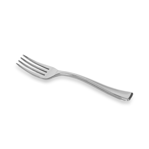 Steel silver fork PNG Transparent Image