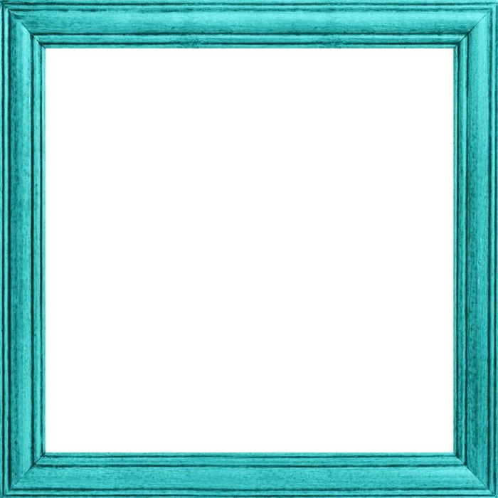 Teal Frame Clipart PNG HD