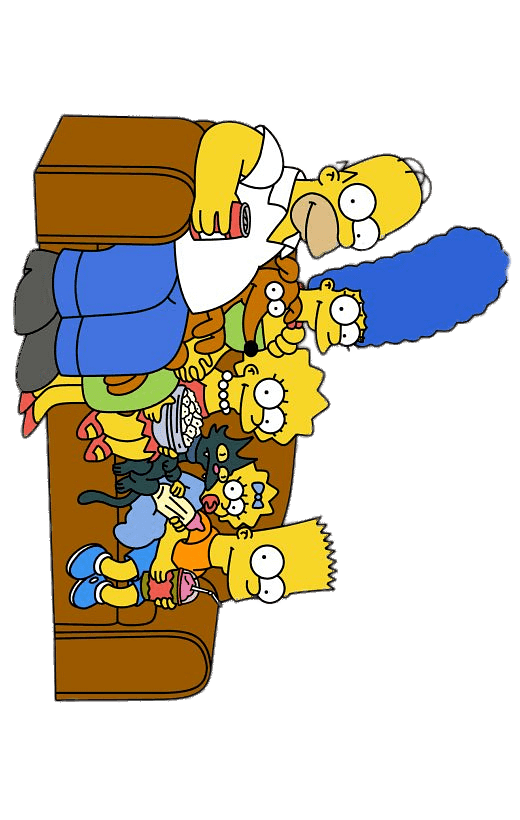 Simpsons şeffaf arka plan