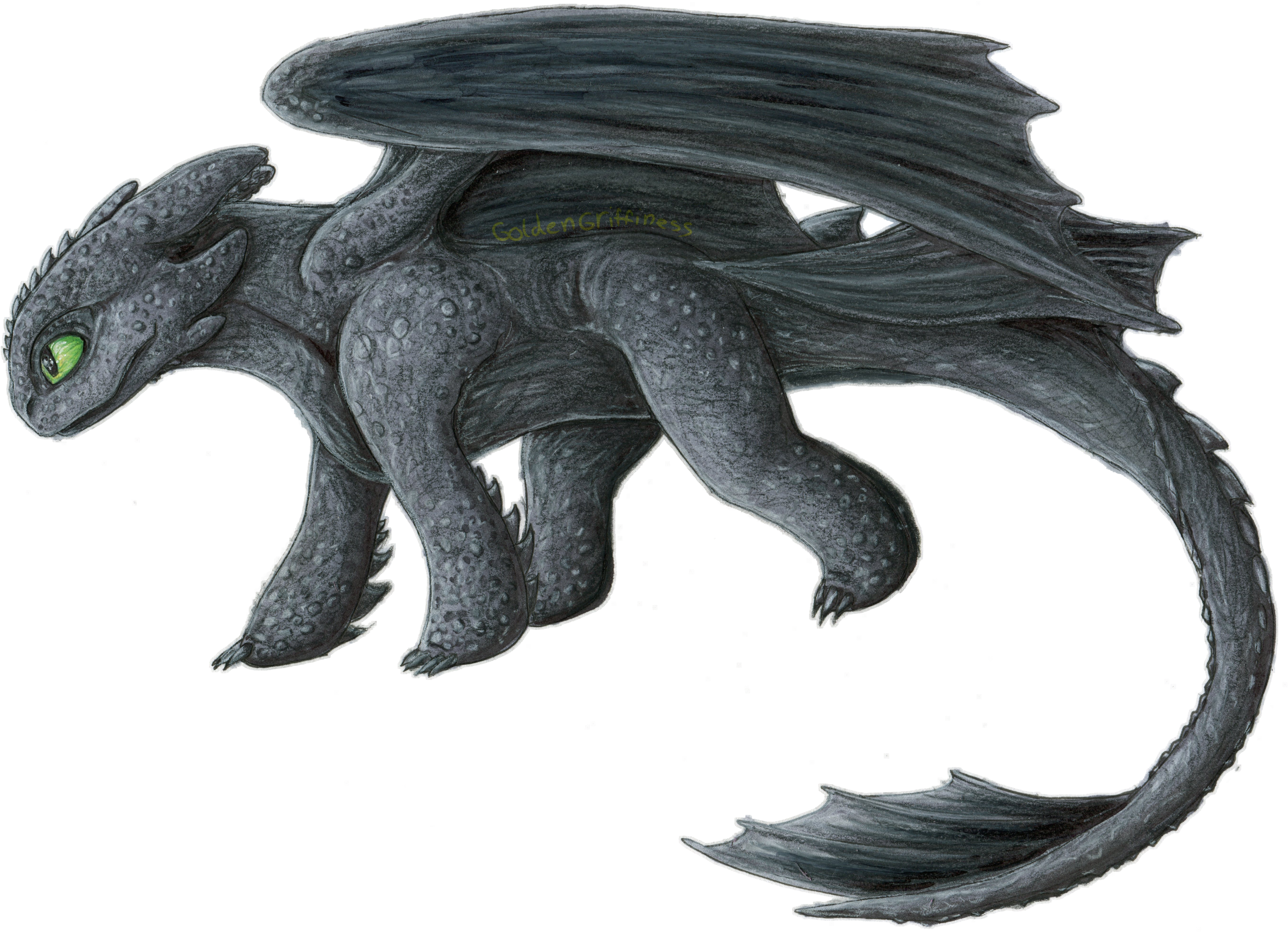 Toothless Dragon PNG Image