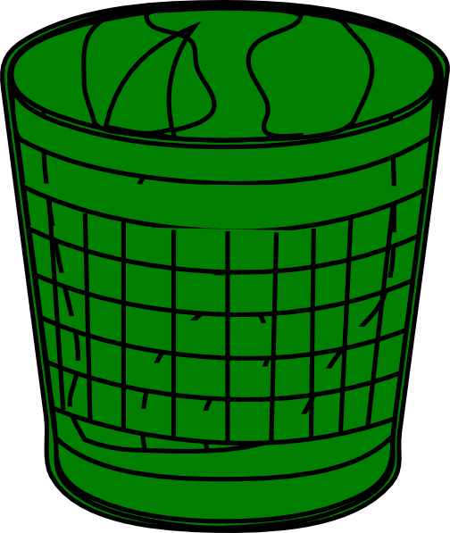 Trash Garbage Can Vector PNG Image